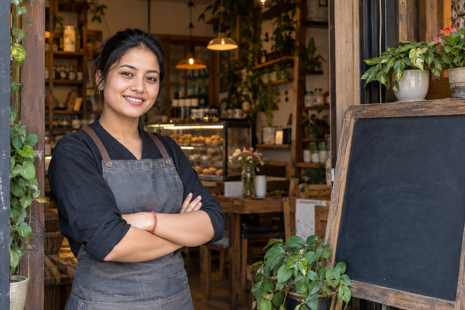 A local Nepali business owner